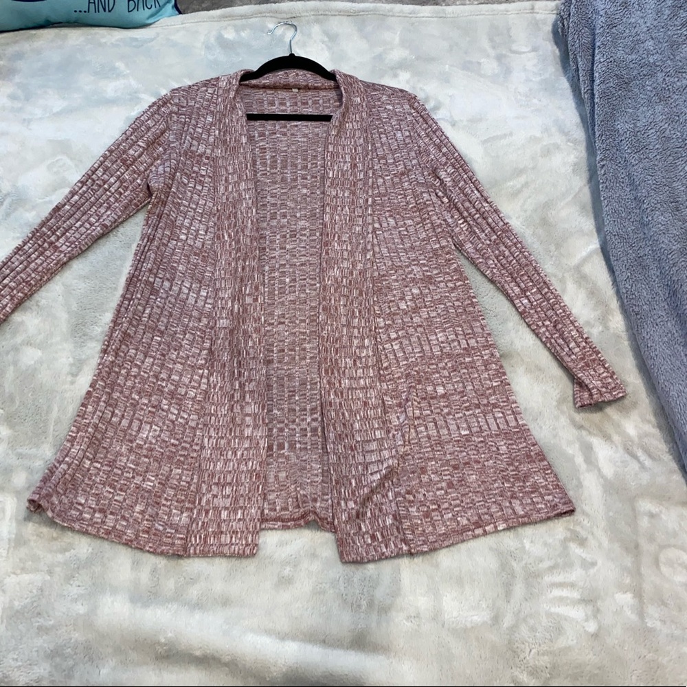 Pink Cardigan Sweater